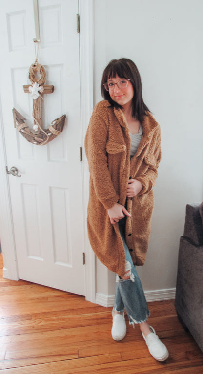 Brown Sherpa Jacket