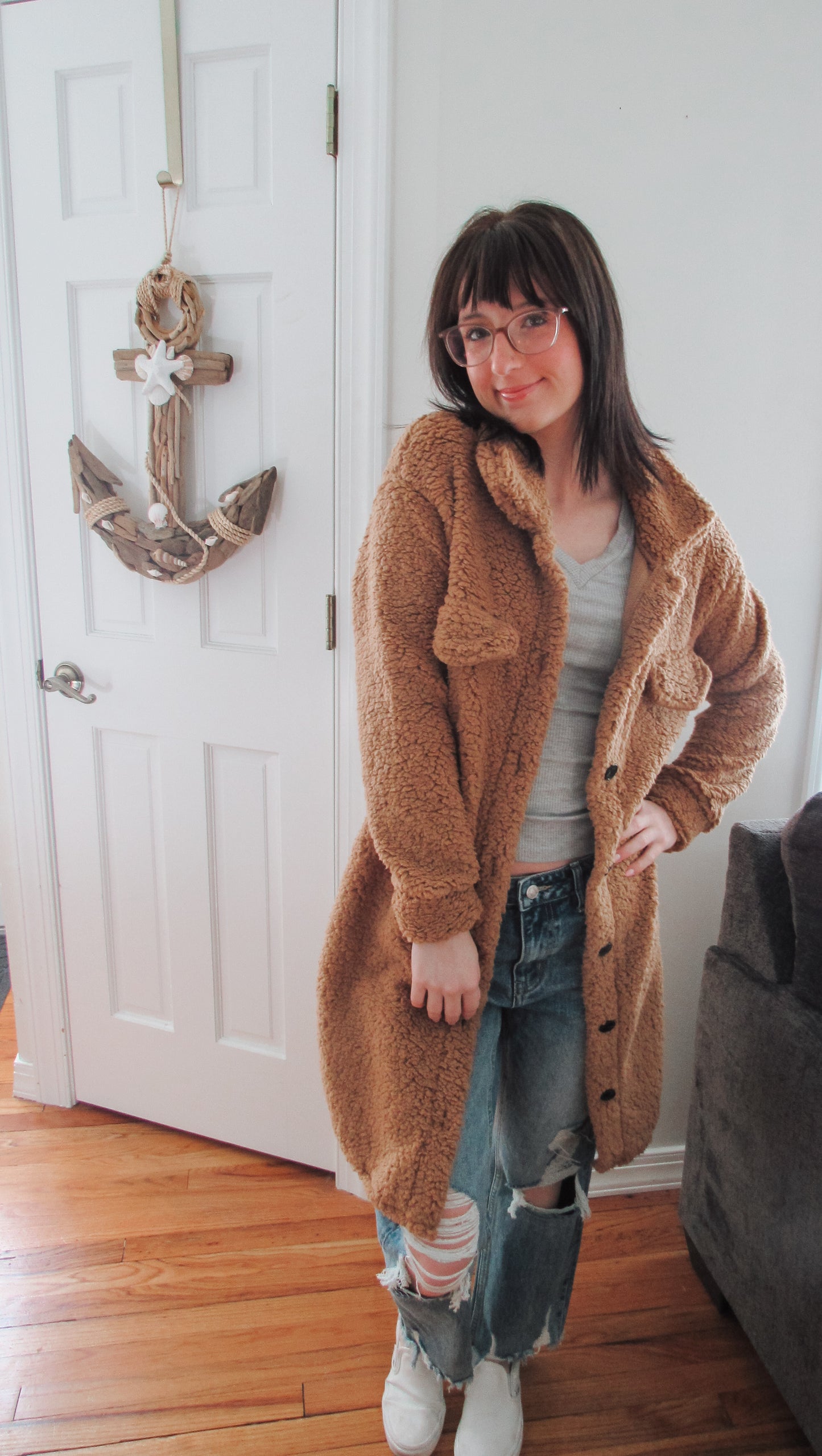 Brown Sherpa Jacket